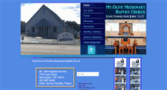 Desktop Screenshot of mountolivembc1.org